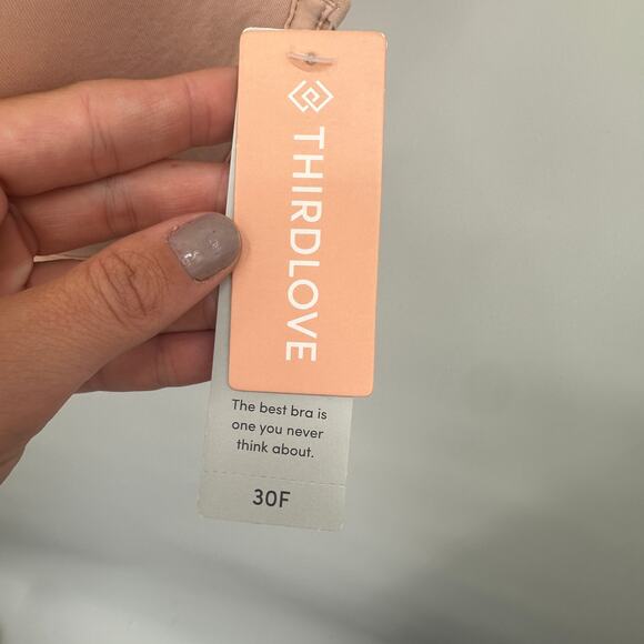 THIRDLOVE NWT 24/7™ Seamless Stripe Wireless Bra // 30F - Picture 8 of 9